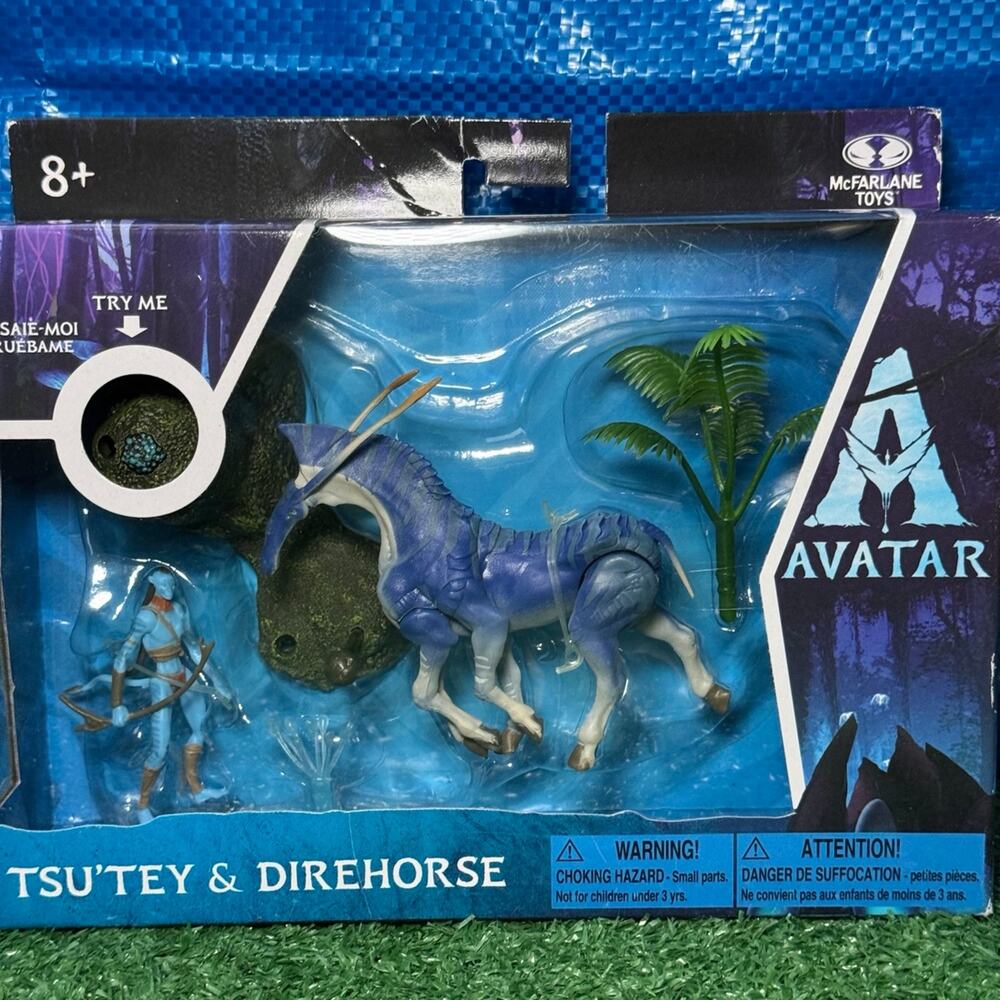McFarlane Toys Avatar Tsu’Tey And Direhorse Playset